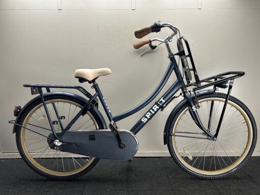 Tweedehands Meisjesfiets Spirit Cargo 26inch 46CM 3 versnellingen