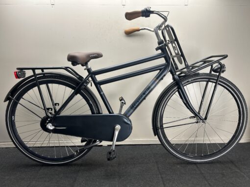 Tweedehands Herenfiets Cortina U4 28inch 50CM 3 versnellingen donkerblauw